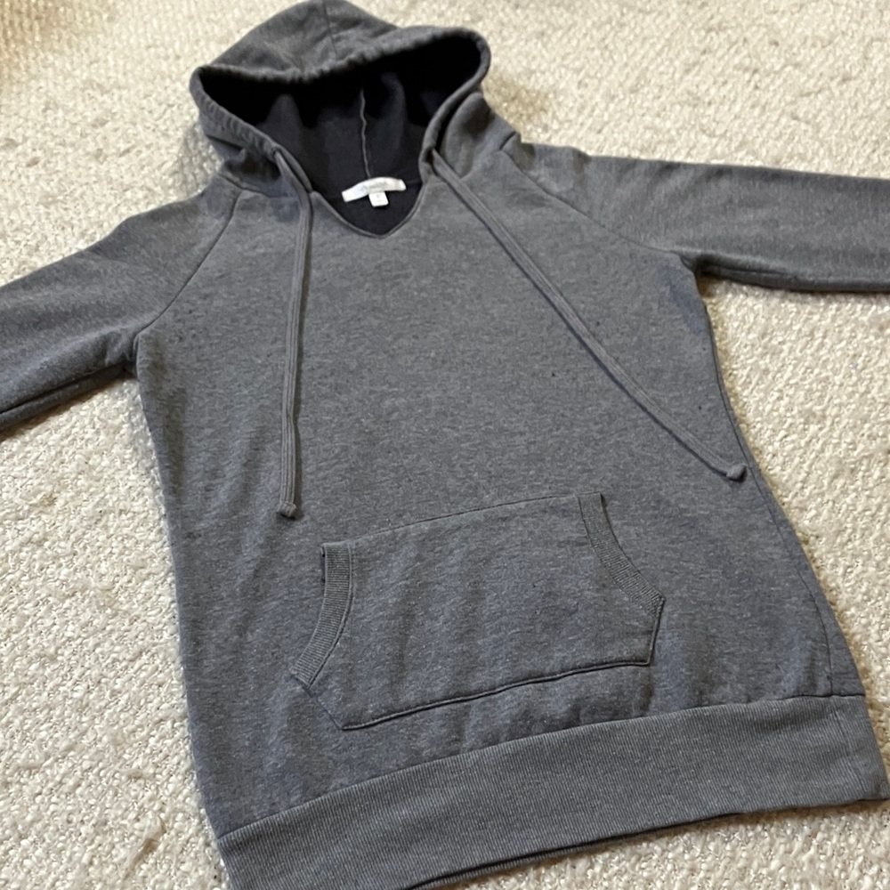 Active Usa Womens Size Small Basic Gray Hoodie - image 3